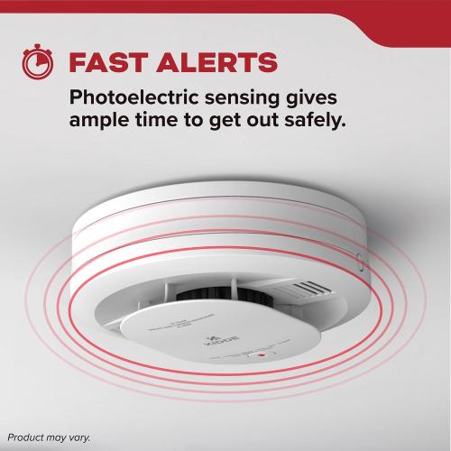 Kidde Detect Battery-Powered Photoelectric Smoke Detector 1 pk