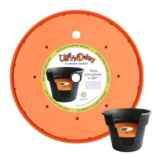 Bloem Ups-A-Daisy 1 in. H X 18 in. W X 18 in. D Orange Plastic Plant Lift