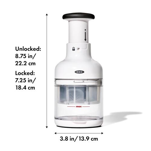 OXO SoftWorks White Plastic/Stainless Steel Food Chopper