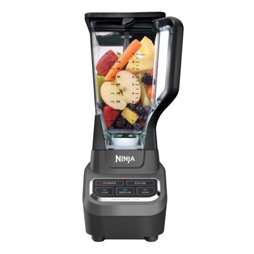 Black Ninja Black Metal/Plastic Blender 72 oz 3 speed