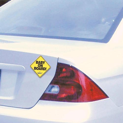 Safety 1st Yellow Plastic Baby On Board Magnet 1 pk