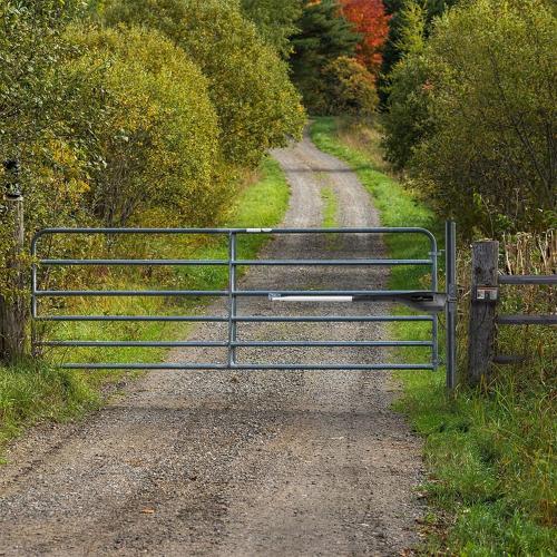 Mighty Mule MM371 Single Arm MED Gate Opener 12 V AC/Battery Powered Automatic Gate Opener