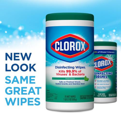 Clorox Fresh Scent Disinfecting Wipes 75 Wet Wipes