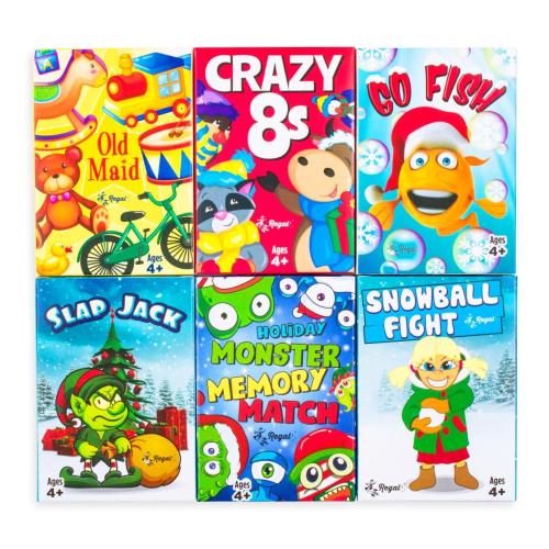 Regal Holiday Kids Card Games Multicolored 6 pc