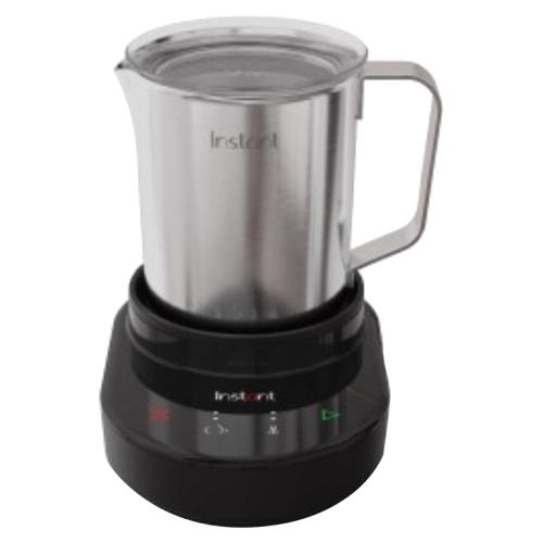 Instant MagicFroth Black/Silver Stainless Steel Milk Frother ‼️has stains ‼️