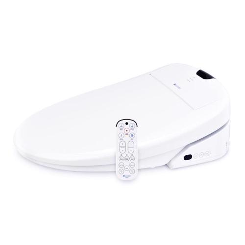 Brondell Swash N/A gal White Elongated Electronic Bidet Toilet Seat