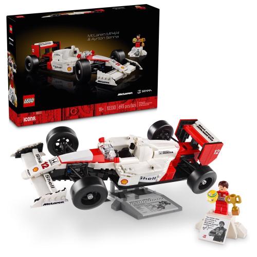 LEGO McLaren MP4/4 and Ayrton Senna Race Car Multicolored 693 pc