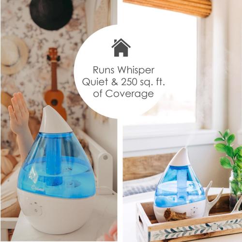 Crane Droplet 0.5 gal 500 sq ft Ultrasonic Humidifier