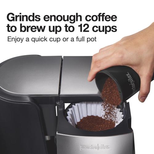 Hamilton Beach Proctor Silex Black Plastic/Steel 12 cups Coffee and Spice Grinder