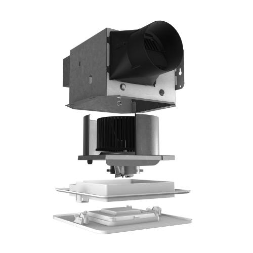 Broan-NuTone Roomside Series 60 CFM 0.9 Sones Bathroom Exhaust Fan with Light