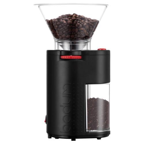Bodum Bistro Gloss Black Plastic 220 gm Coffee Grinder