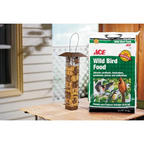Perky-Pet Squirrel-Be-Gone Wild Bird 2 lb Metal/Plastic Bird Feeder 6 ports