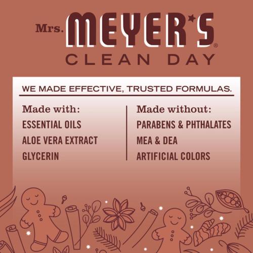 Mrs. Meyer's Clean Day Gingerbread Scent Liquid Dish Soap 16 oz (3 p)