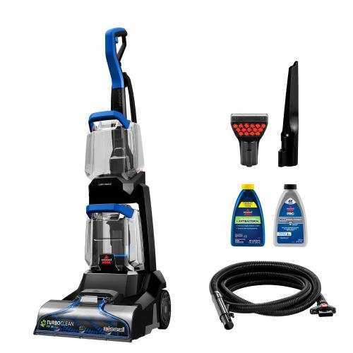 Bissell TurboClean Bagless Carpet Cleaner 6 amps Standard Black