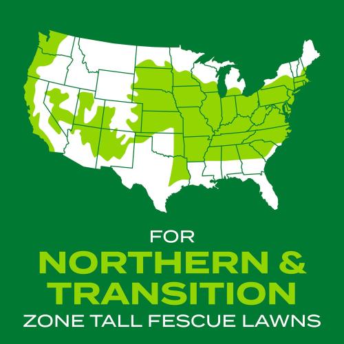 Scotts Turf Builder Rapid Grass Tall Fescue Grass Sun or Shade Grass Seed and Fertilizer 5.6 lb