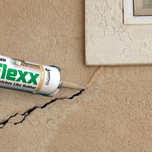 Sashco Mor-Flexx White Elastomeric Acrylic Latex Mortar and Stucco Repair Caulk 10.5 oz