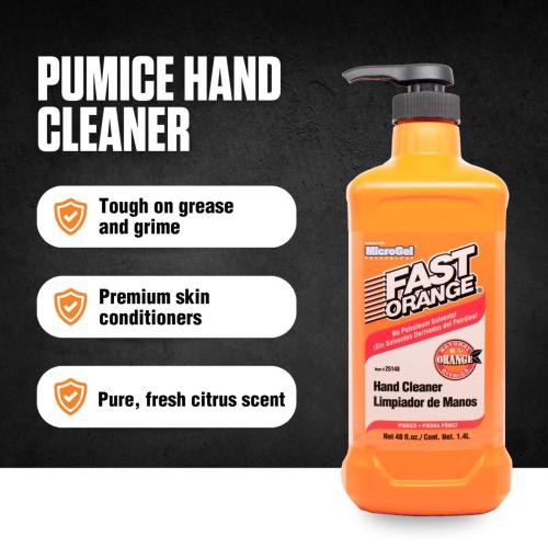 Fast Orange Citrus Scent Pumice Hand Cleaner 48 oz