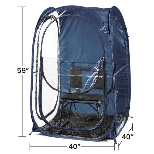 Weather Pod Under the Weather Polyester Chair Tent Pop-Up Tent 5 ft. H X 3 ft. W X 3 ft. L