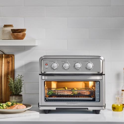 Cuisinart Stainless Steel Silver Multi-Function Oven 14 in. H X 16 in. W X 12 in. D ‼️has mild stains ‼️