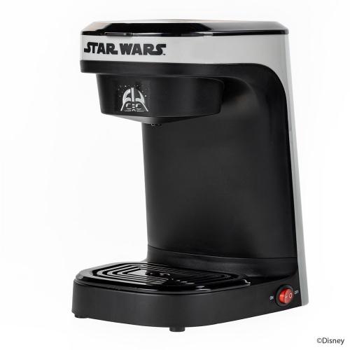 Uncanny Brands Star Wars 14 oz Black/Silver Single Serve Coffee Maker