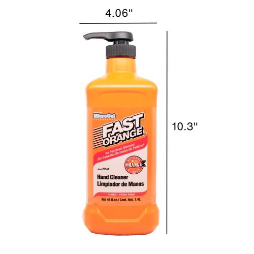 Fast Orange Citrus Scent Pumice Hand Cleaner 48 oz