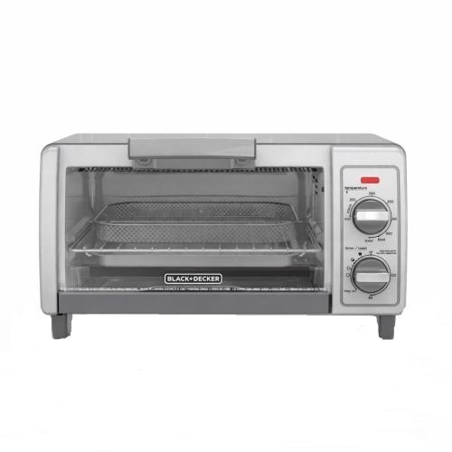 Black Decker Stainless Steel Silver Toaster Oven 9.17 in. H X 11.97 in. W X 17.32 in. D