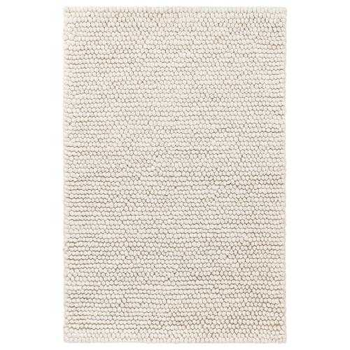Chunky Handwoven Wool Rug - Ivory, 3' x 5'