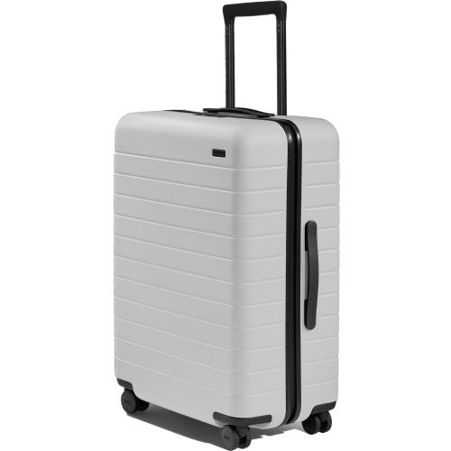 Away The Medium Checked Suitcase Gray