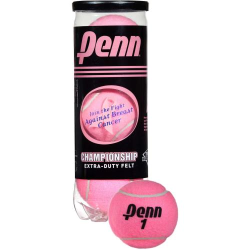 Penn Championship Pink Extra Duty Tennis Balls – 3 Pack