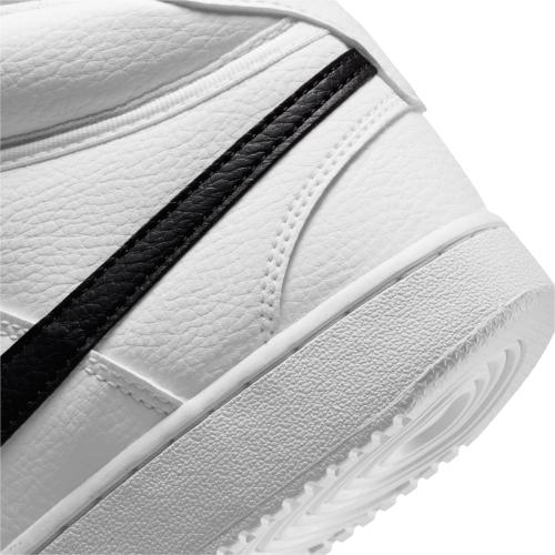 Size 10.5 White and black Nike Men's Court Vision Mid Next Nature Shoes