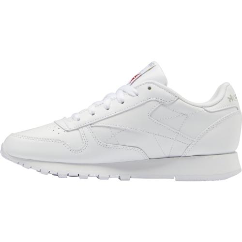 Size 9, White, Reebok Women's Classic Leather Running Shoes