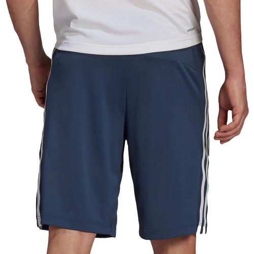 Size L adidas Men's Designed 2 Move 3-Stripe Primeblue Shorts