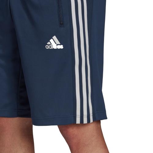 Size L adidas Men's Designed 2 Move 3-Stripe Primeblue Shorts