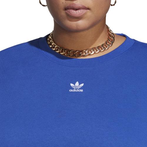 Size L adidas Originals Women's Adicolor Essentials Fleece Crew Sweatshirt