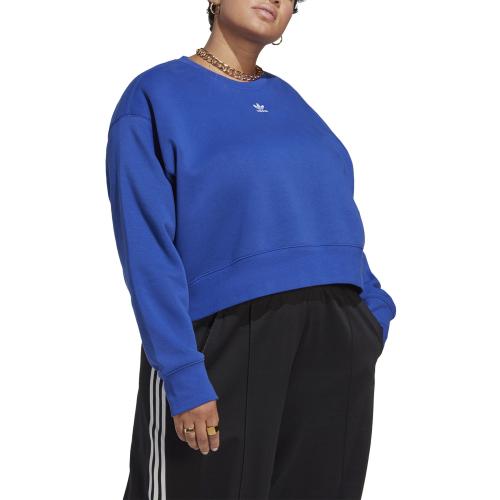 Size L adidas Originals Women's Adicolor Essentials Fleece Crew Sweatshirt