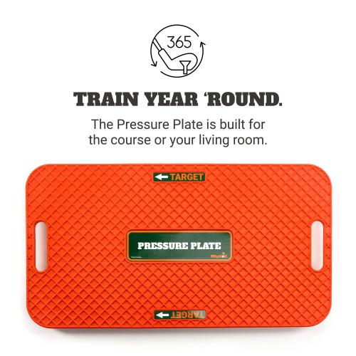 Size 24 x 13 x 1 Color orange WhyGolf Pressure Plate