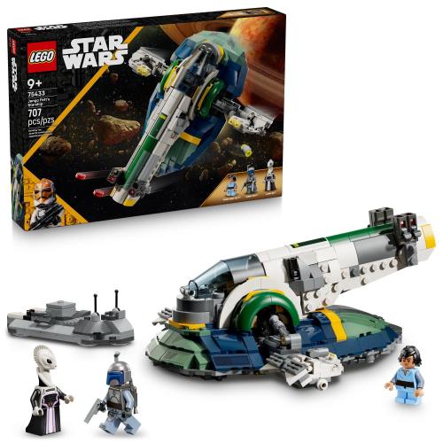 LEGO Star Wars: Attack of the Clones Jango Fett’s Starship Building Set, 707 pc.