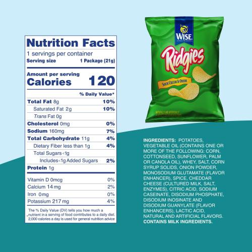 Wise Variety Pack Snacks, 50 pk.