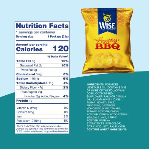 Wise Variety Pack Snacks, 50 pk.