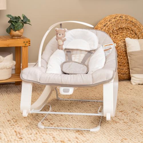 Ingenuity Keep Cozy 3-in-1 Grow with Me Bounce & Rock Seat