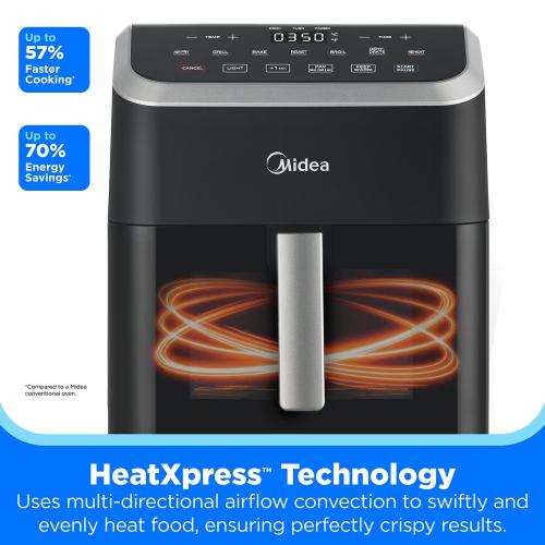 Midea HeatXpress™ 7.8 qt. Basket Air Fryer