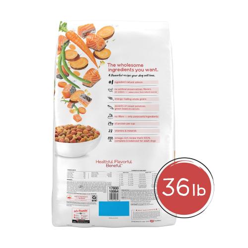 Purina Beneful Originals Skin and Coat Dry Dog Food with Natural Salmon, 36 lbs.