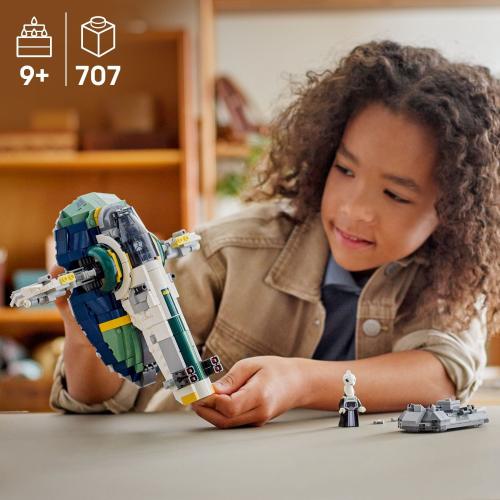 LEGO Star Wars: Attack of the Clones Jango Fett’s Starship Building Set, 707 pc.