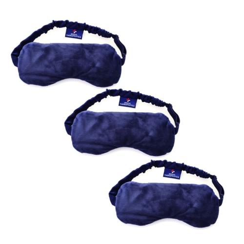 Set of 3 Color Blue Medic Therapeutics Hot & Cold Pain Relief Lavender Eye Mask Set of 3