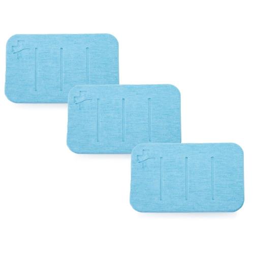 Medic Therapeutics 5 x 3 Diatomite Non-Slip Quick Dry Multipurpose Mat 3-Pack