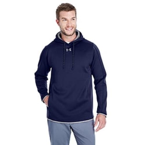 Under Armour Men’s Fleece Double Threat Navy Blue Hoodie Size Medium $60