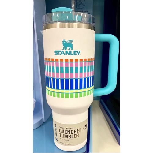 STANLEY Quencher H20 FlowState Stainless Steel Vacuum Insulated Tumbler with Lid and Straw for Water  Iced Tea or Coffee Summe