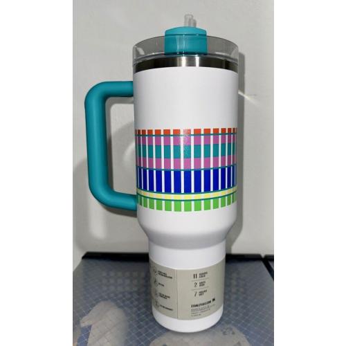 STANLEY Quencher H20 FlowState Stainless Steel Vacuum Insulated Tumbler with Lid and Straw for Water  Iced Tea or Coffee Summe