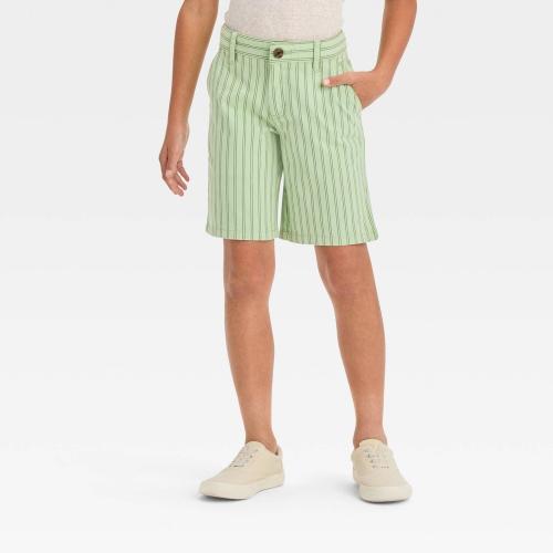 Size 8 Boys' Chambray 'at the Knee' Chino Shorts - Cat & Jack™ Green