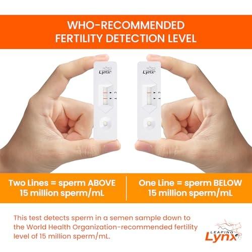 Fertility Home Sperm Check Test Kit for Men - Shows Normal or Low Sperm Count - Easy to Read Male Fertility Test Results | Convenient Accurate & Priva